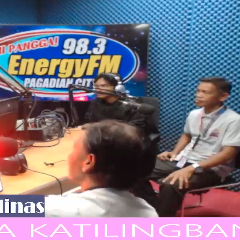 A screenshot from a video from 98.3 Energy FM, showing the yufin sales ambassadors on local radio.