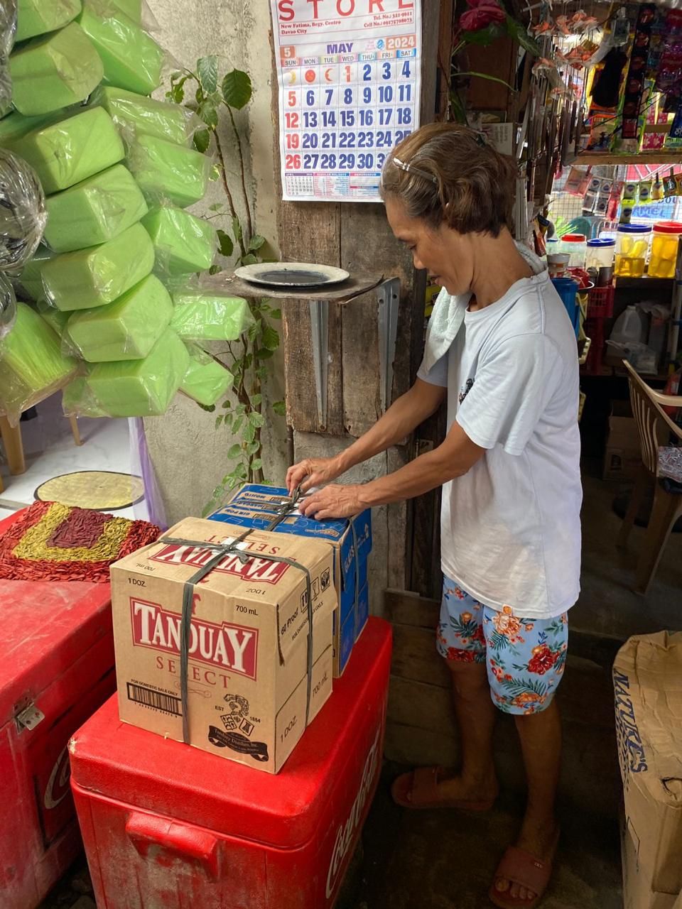 yufin power user, Marilyn, a sari-sari store owner