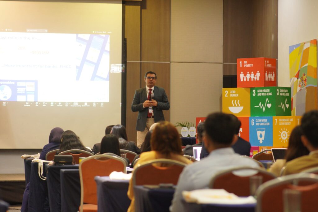 Shubhrendu, Co-Founder & CEO of yufin, at the University of South Eastern Philippines Conference.