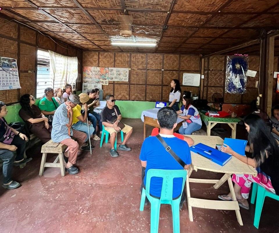 yufin team and visually impaired small-business owners in a seminar.