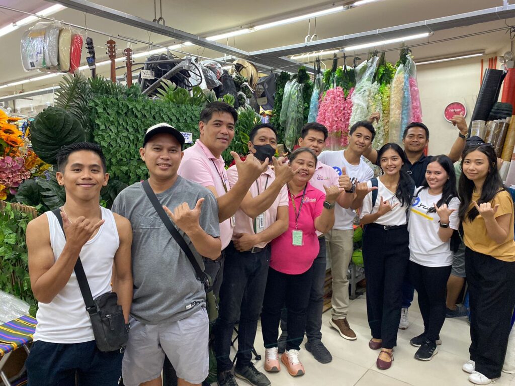 yufin team at the Davao airport.