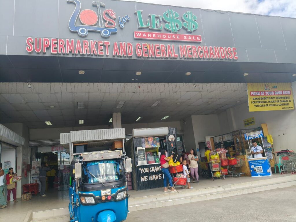 Storefront of Lots for Less.